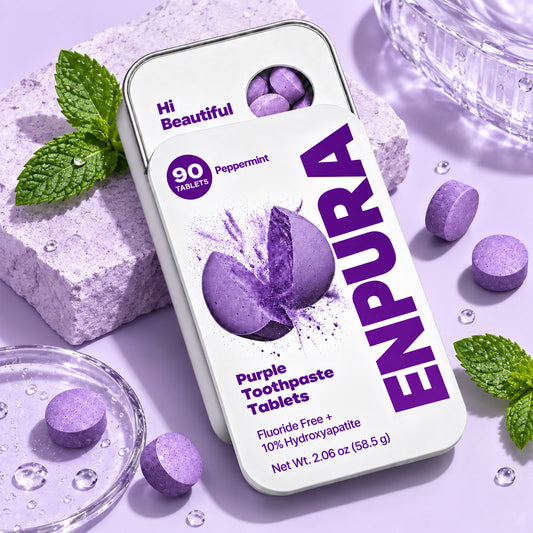 🦷 Purple Teeth Whitening Tablets ✨🛒