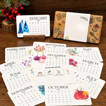 🌱 2027 Plantable Seed Calendar 📅 Grow Flowers All Year Long! 🛒