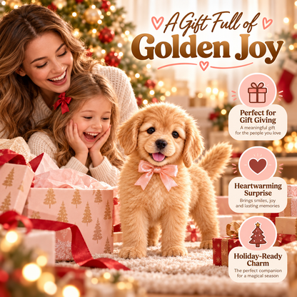 🐕49% OFFGolden Buddy™ 🐾 Realistic Robot Golden Retriever Puppy❄️