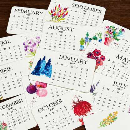🌱 2027 Plantable Seed Calendar 📅 Grow Flowers All Year Long! 🛒