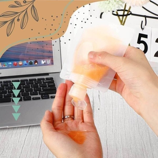 🔥Limited time 69% OFF -Portable Travel Fluid Makeup Packing Bag(10 Pcs）