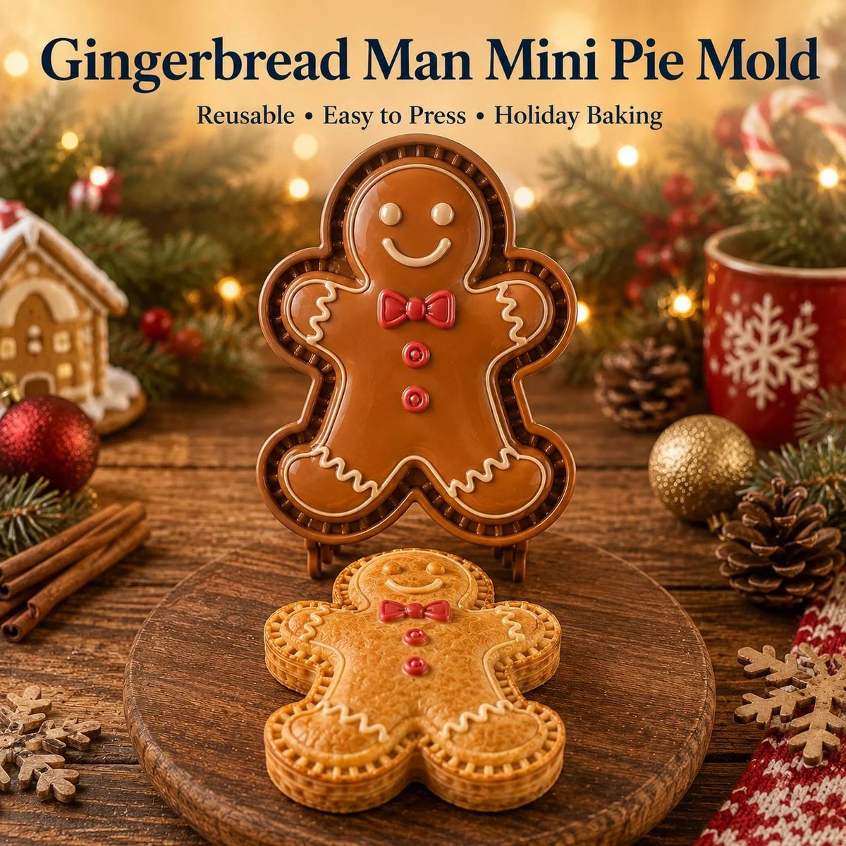 🎄Only $9.99 Last Day Promotion!🍪Christmas Baking Moulds – 9 Festive Designs 🎄