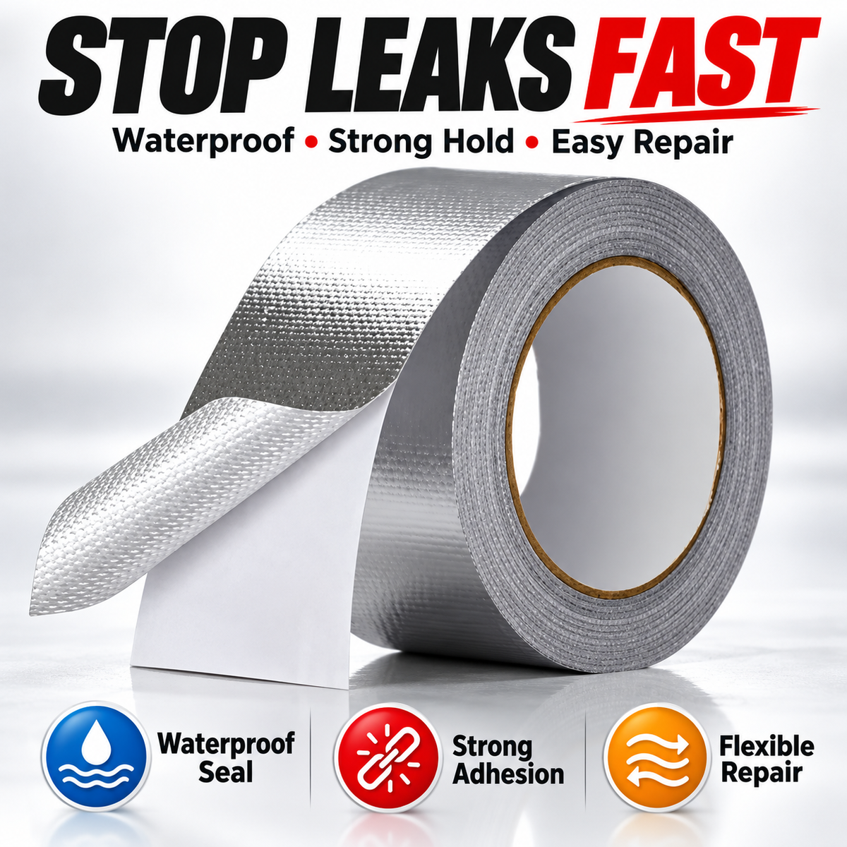 High-Temperature Resistant Fireproof Aluminum Foil Tape🍀