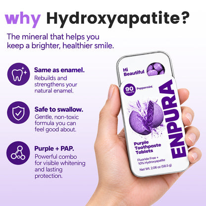 🦷 Purple Teeth Whitening Tablets ✨🛒