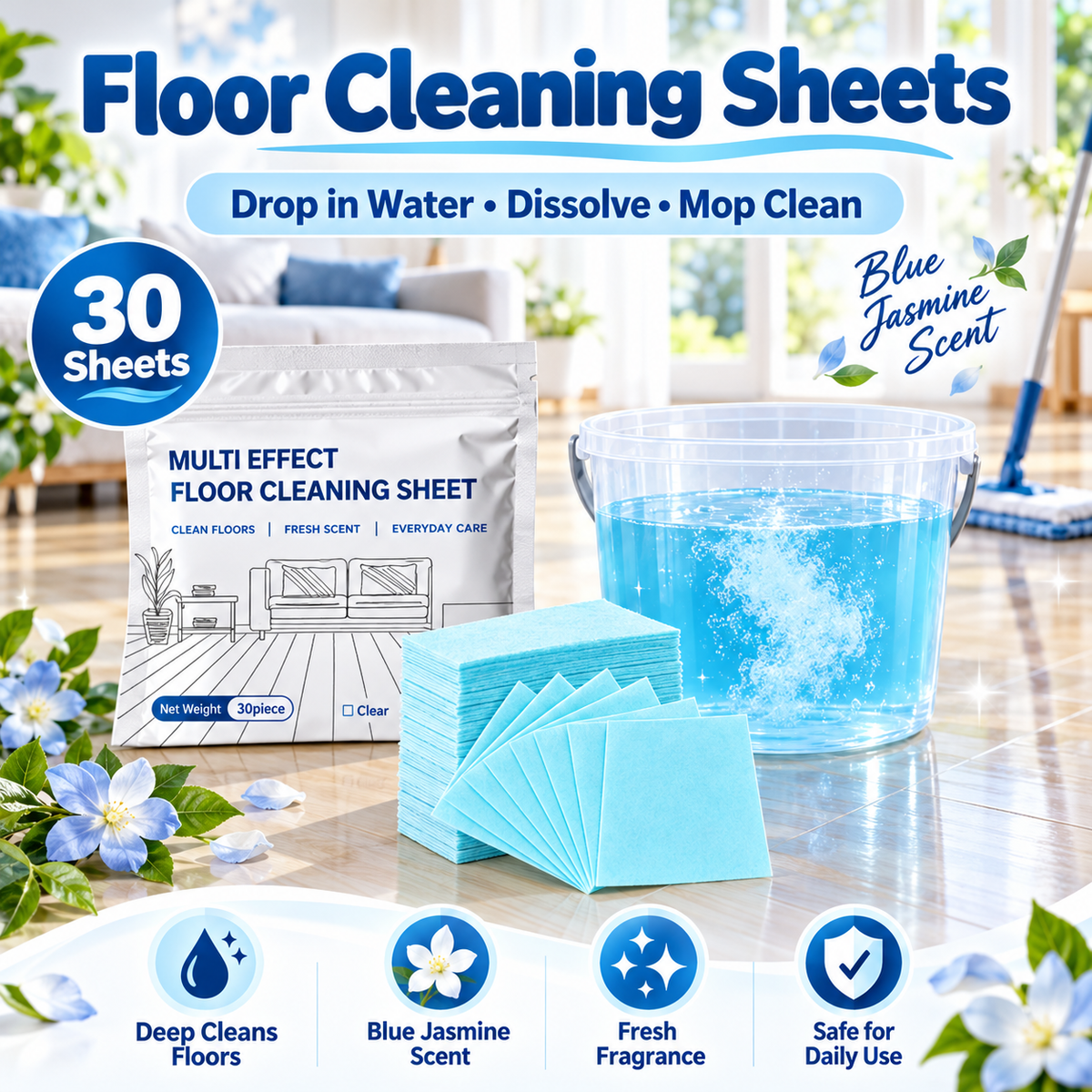 🦠Multi-Surface Antibacterial Cleaner for Hardwood, Tile & Laminate🏡🍀