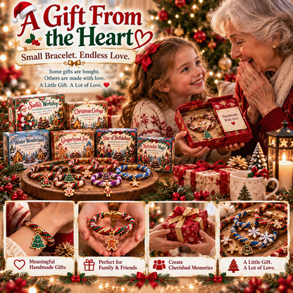 🔥Limited time 49% OFF - 🎄💖Christmas Wishes Kumihimo Bracelet Making Kit