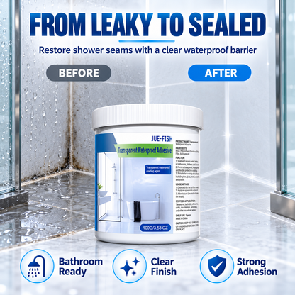 💧🔧Seal Cracks & Stop Leaks Fast ——Transparent Waterproof Coating🖌️🍀