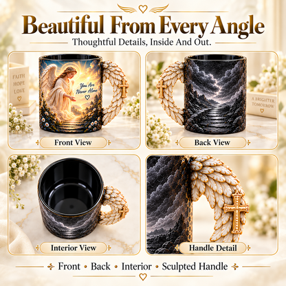 🪽 Angel’s Embrace™ ✨– Guardian Angel Heat-Reveal Mug | You Are Never Alone