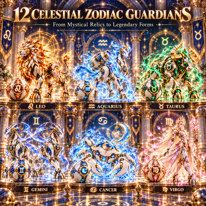 🌌 Zodiac Guardian Eggs™ 🤖– Transforming Celestial Guardian Collection