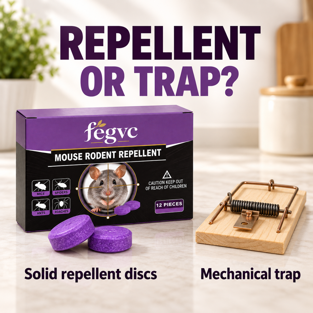🐍🐭 All-Natural Peppermint & Cinnamon Pest & Rodent Repellent Pucks 🕷️🍀