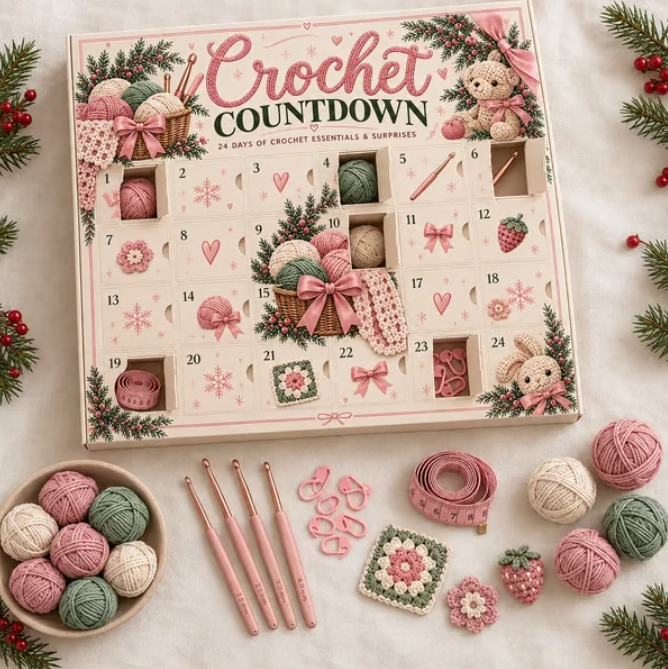 Crochet Countdown Crochet Advent Calendar⏳