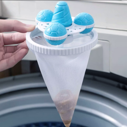 Upgraded Washing Machine Filter Bag Hair Removal Cleaning Floating Laundry Ball⏳