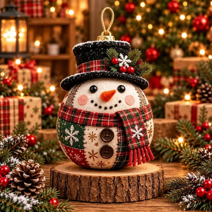 🎄Beginner-Friendly Cozy Patchwork Christmas Ornament Collection | 8 Festive Character Designs for Trees, Wreaths & Holiday Gifts ⏳