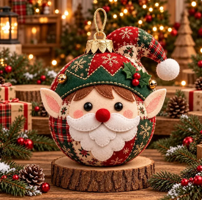 🎄Beginner-Friendly Cozy Patchwork Christmas Ornament Collection | 8 Festive Character Designs for Trees, Wreaths & Holiday Gifts ⏳