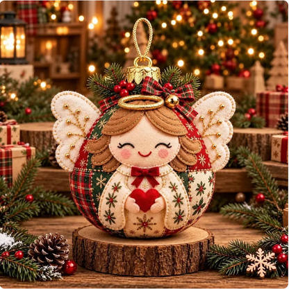 🎄Beginner-Friendly Cozy Patchwork Christmas Ornament Collection | 8 Festive Character Designs for Trees, Wreaths & Holiday Gifts ⏳