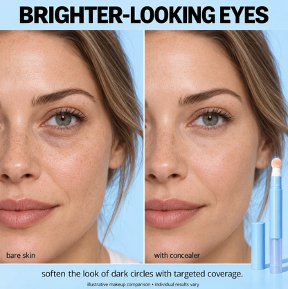 🥳2026 HOT SALE🥳💞50K+ SOLD!Hydrating Cream Concealer Pen – Sponge Applicator, Matte Finish, Brightening ✨❄️
