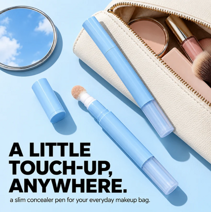 🥳2026 HOT SALE🥳💞50K+ SOLD!Hydrating Cream Concealer Pen – Sponge Applicator, Matte Finish, Brightening ✨❄️