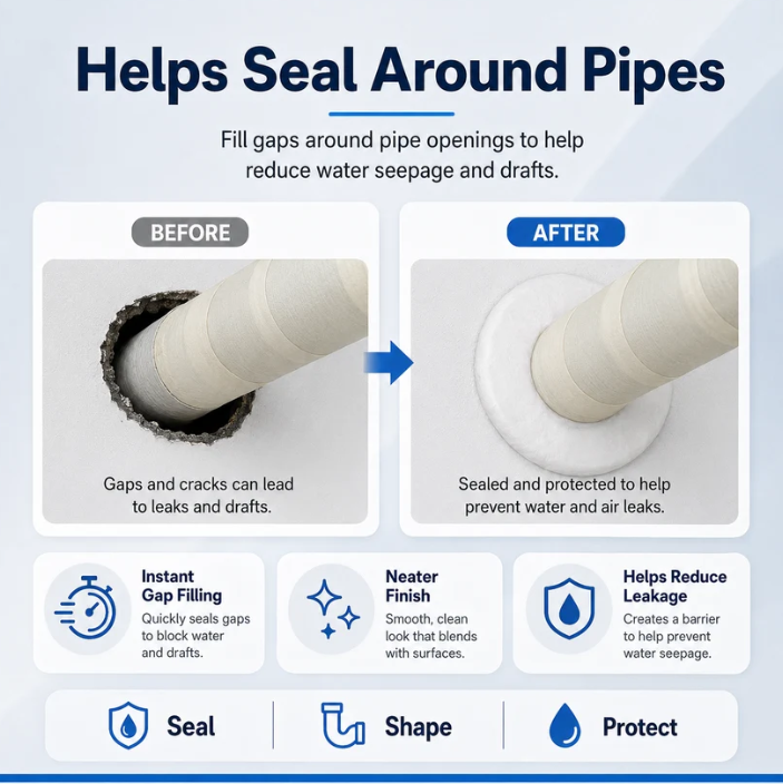 🔥Summer Limited-Time 50% OFF🛠️  New-Multi-Purpose Wall & Pipe Sealing Clay❄️