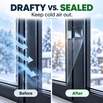 Clear Weather Sealing Tape – Waterproof Window & Door Gap Seal❄️