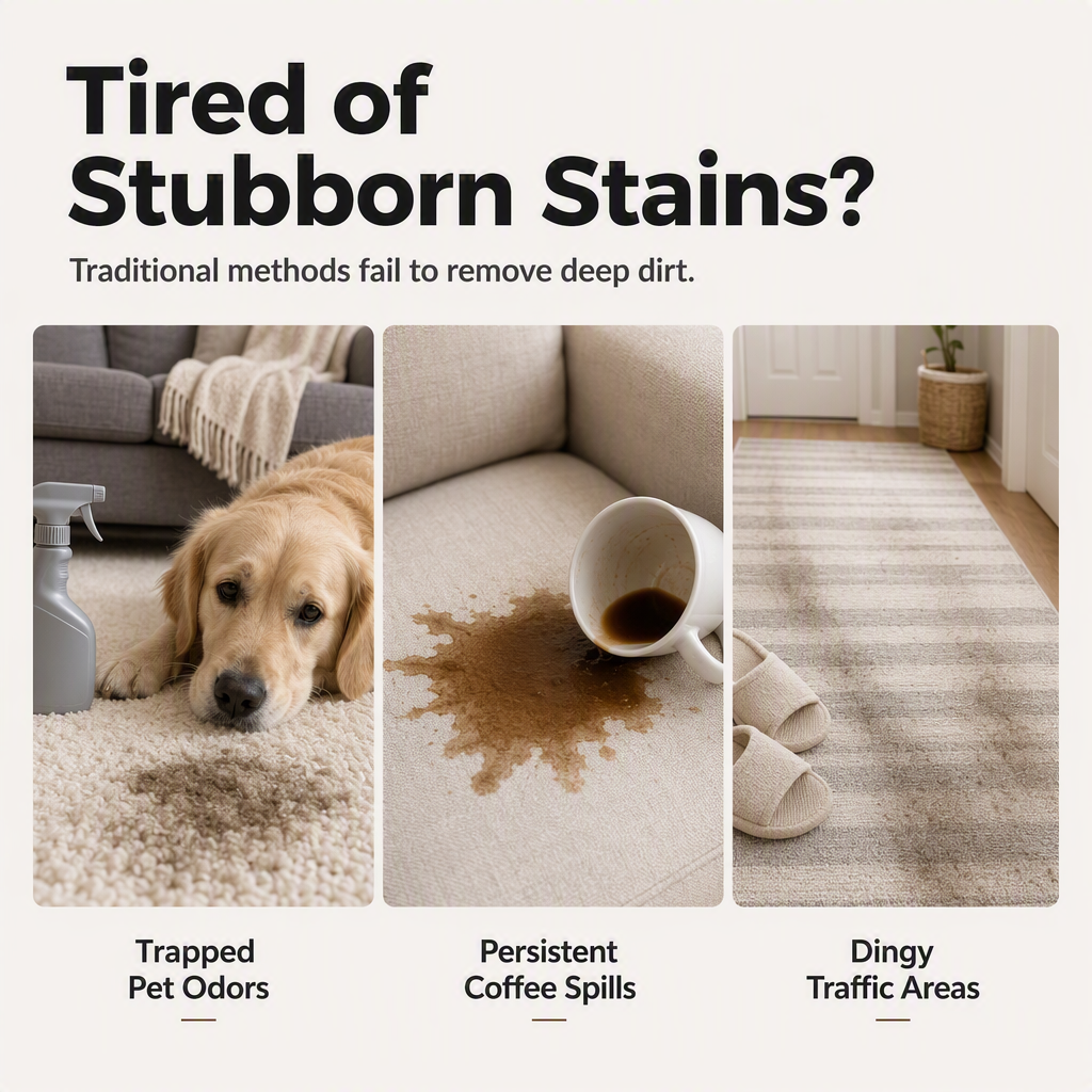 ✨ Carpet & Upholstery Cleaner Spray – Lifts Stains & Neutralizes Odors❄️