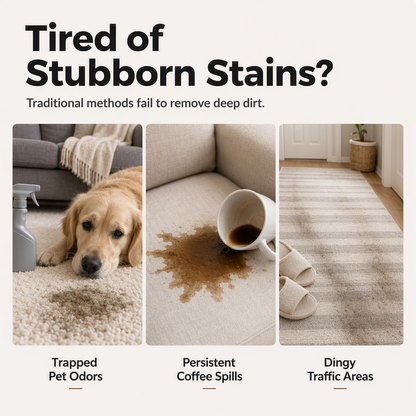 ✨ Carpet & Upholstery Cleaner Spray – Lifts Stains & Neutralizes Odors❄️