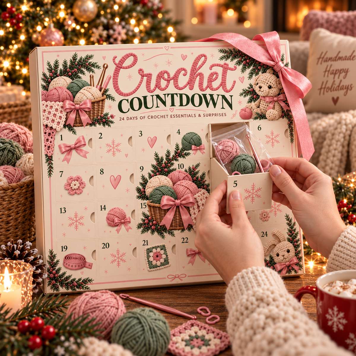 Crochet Countdown Crochet Advent Calendar⏳