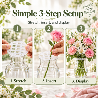 Reusable Silicone Floral Grid🍀