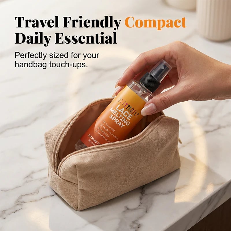 🔥 Buy One, Get One Free Today: Lace Wig Melting & Setting Spray – Quick-Drying, Invisible, Protects the Hairline, Sweat-Resistant, and Leaves No Trace