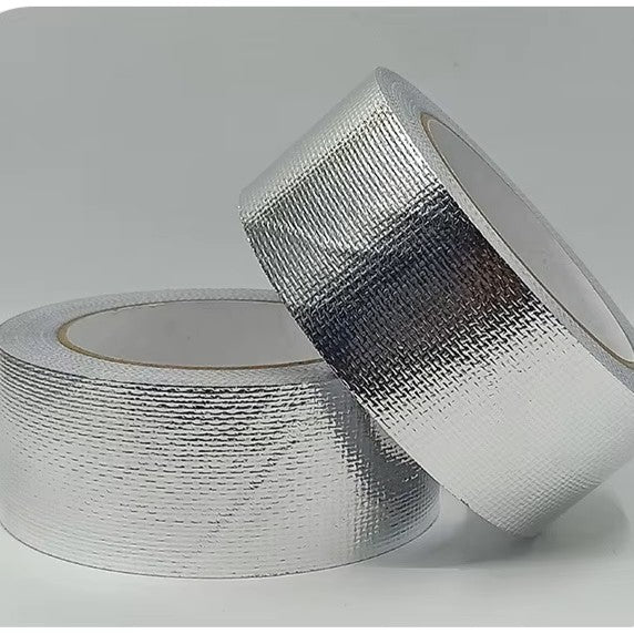 Aluminum foil tape usage demonstration
