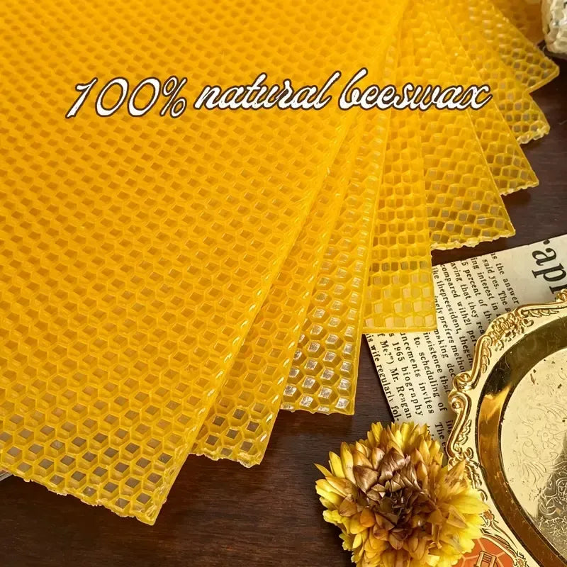 🌈DIY Beeswax Candle Making Kit (12-Piece Set) – Create Your Own Cozy Glow!✂️