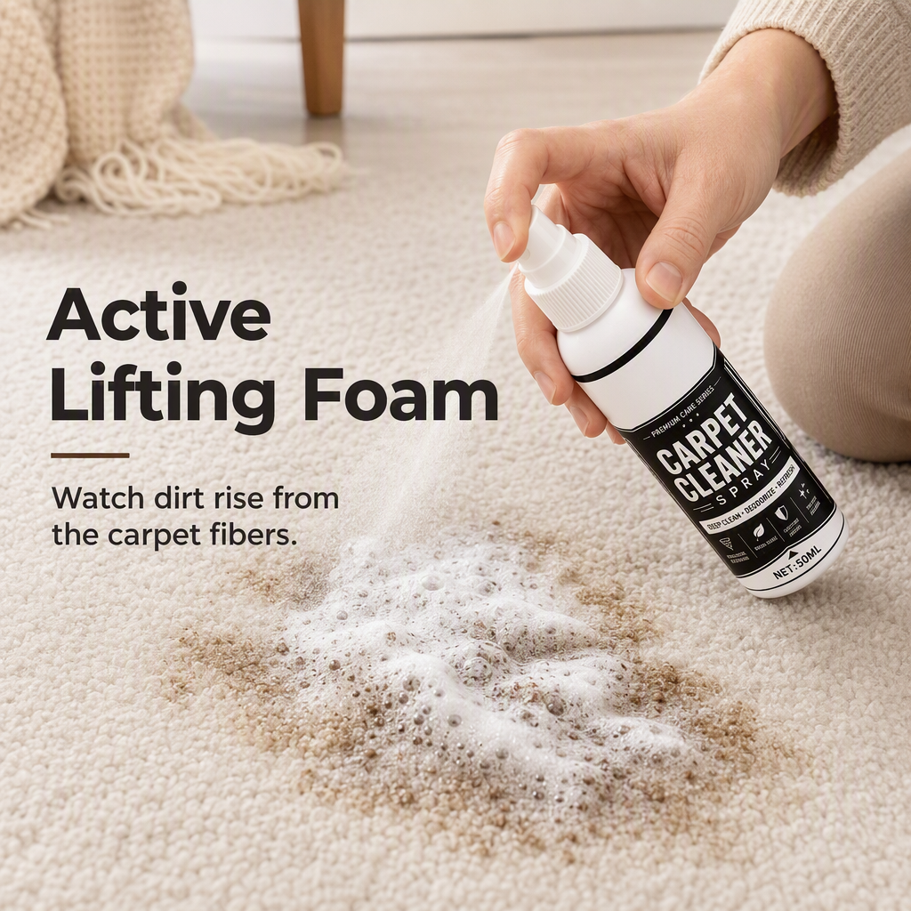 ✨ Carpet & Upholstery Cleaner Spray – Lifts Stains & Neutralizes Odors❄️