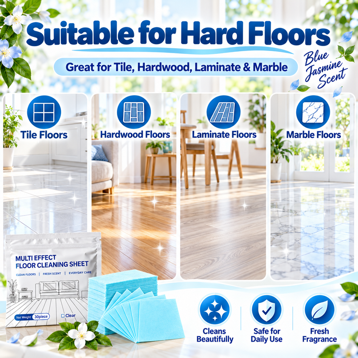 🦠Multi-Surface Antibacterial Cleaner for Hardwood, Tile & Laminate🏡🍀