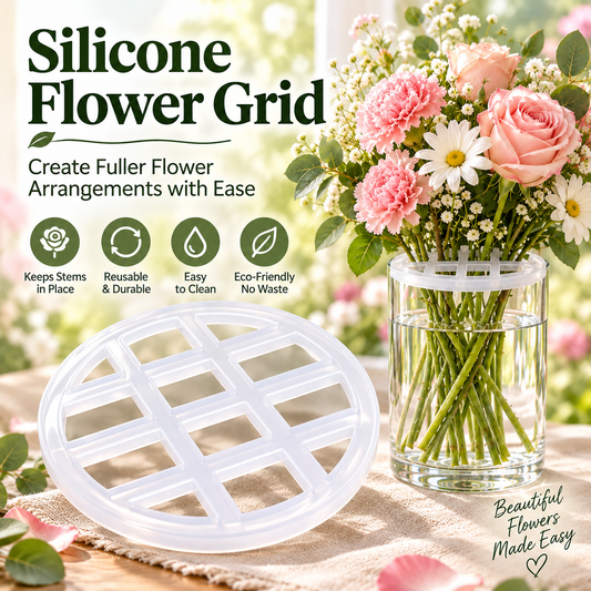Reusable Silicone Floral Grid🍀