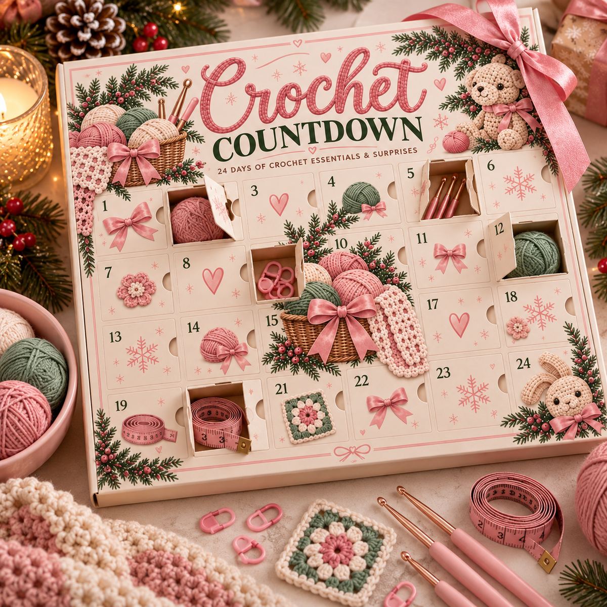 Crochet Countdown Crochet Advent Calendar⏳