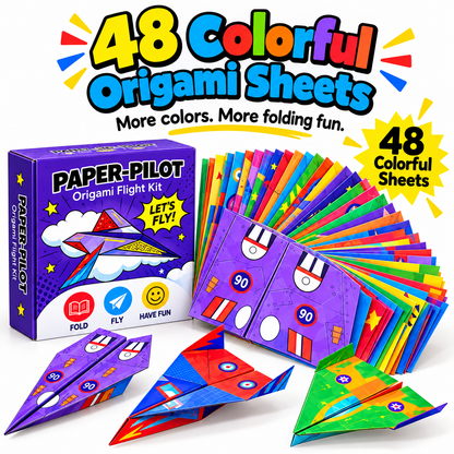 ⏰Creative DIY Paper Airplane Set For Kids🍀