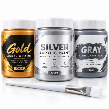 Water Based Metallic Silver Outdoor Anti Rust for Metal Renovation⏳