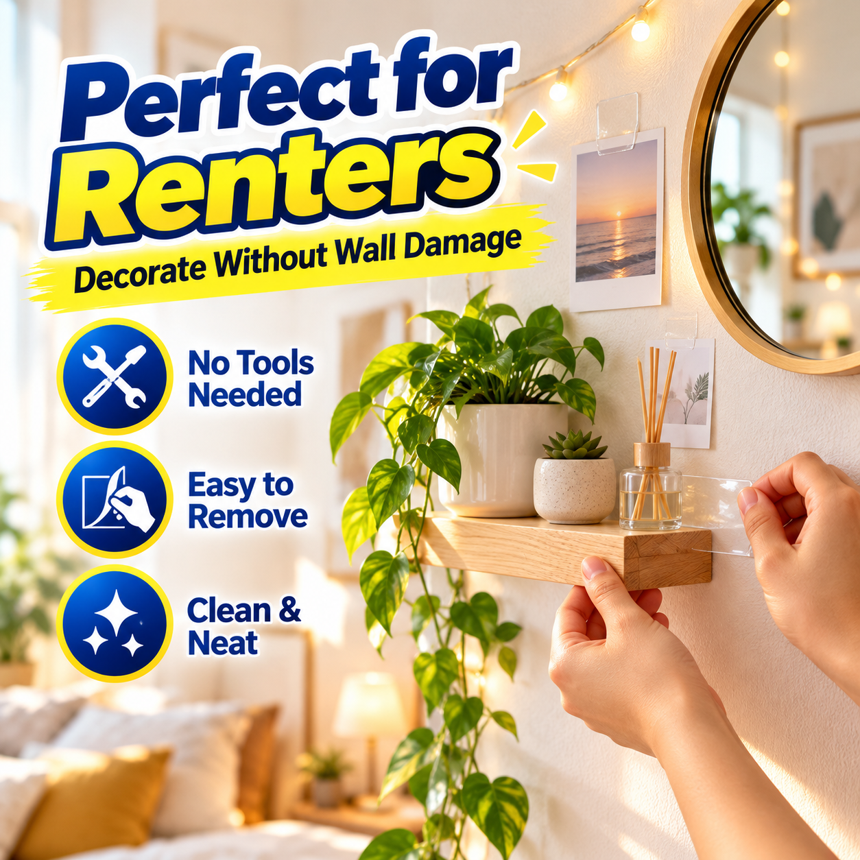 Nano Tape home decorating example