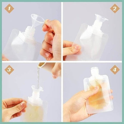 🔥Limited time 69% OFF -Portable Travel Fluid Makeup Packing Bag(10 Pcs）
