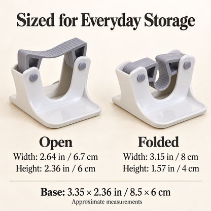 ✨Wall-Mounted Broom & Mop Holder – Easy-Grip, Space-Saving Organizer❄️