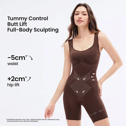 🧘Tummy Control Butt Lifter Faja Bodysuit, Back Support Scrunch Back Open Design❄️