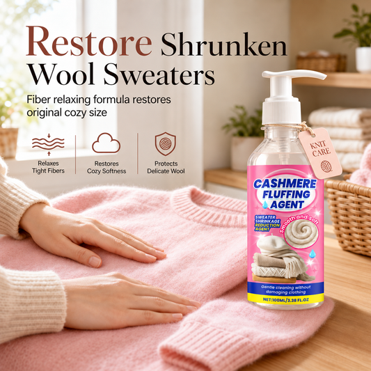 🧶 Wool & Cashmere Sweater Softening and Reshaping Care⏳