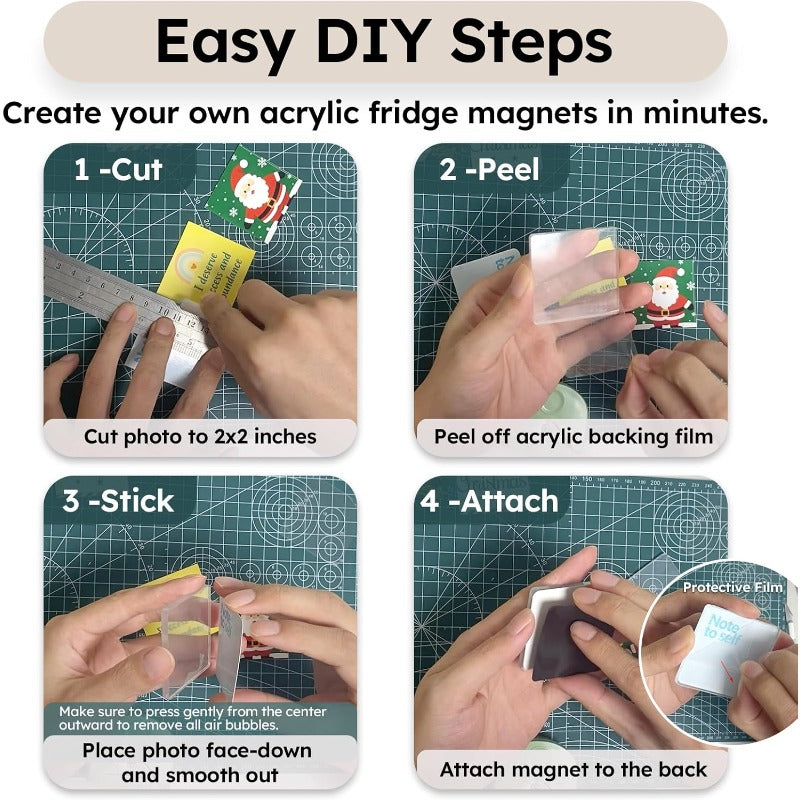 Easy DIY Photo Magnets🍀