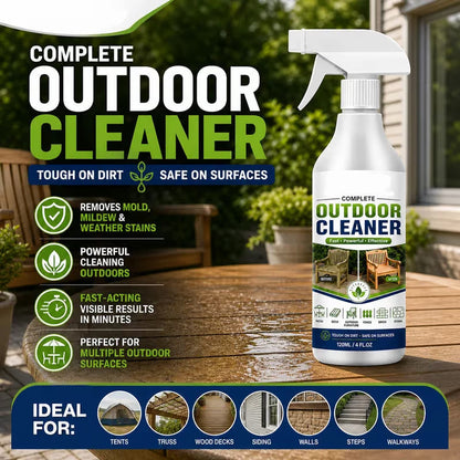 🌿💦 Outdoor Surface Cleaner Spray – Remove Grime & Refresh Patios, Decks & Walkways!🍀