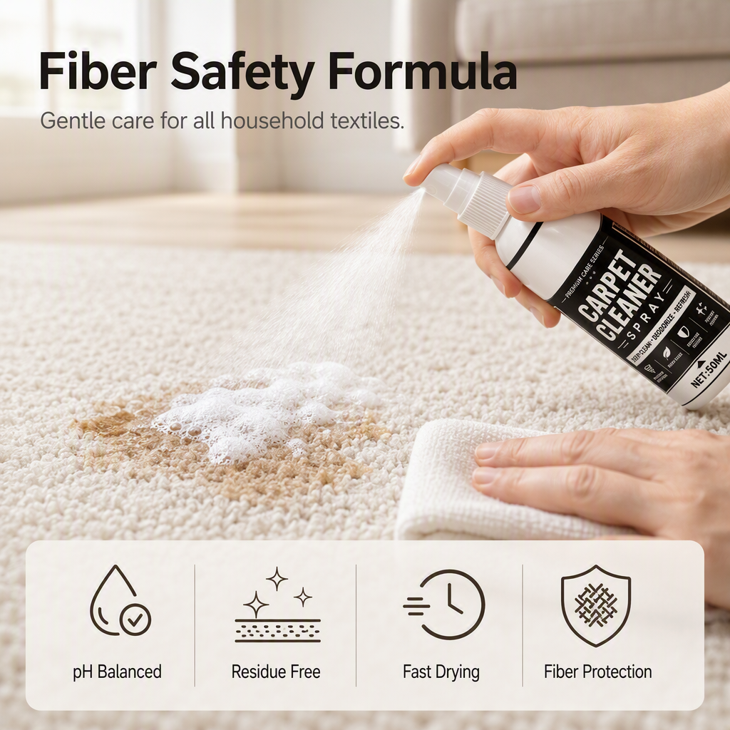 ✨ Carpet & Upholstery Cleaner Spray – Lifts Stains & Neutralizes Odors❄️