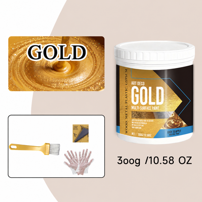 🥳High Adhesion Multi-Surface Gold Foil Paint⏳