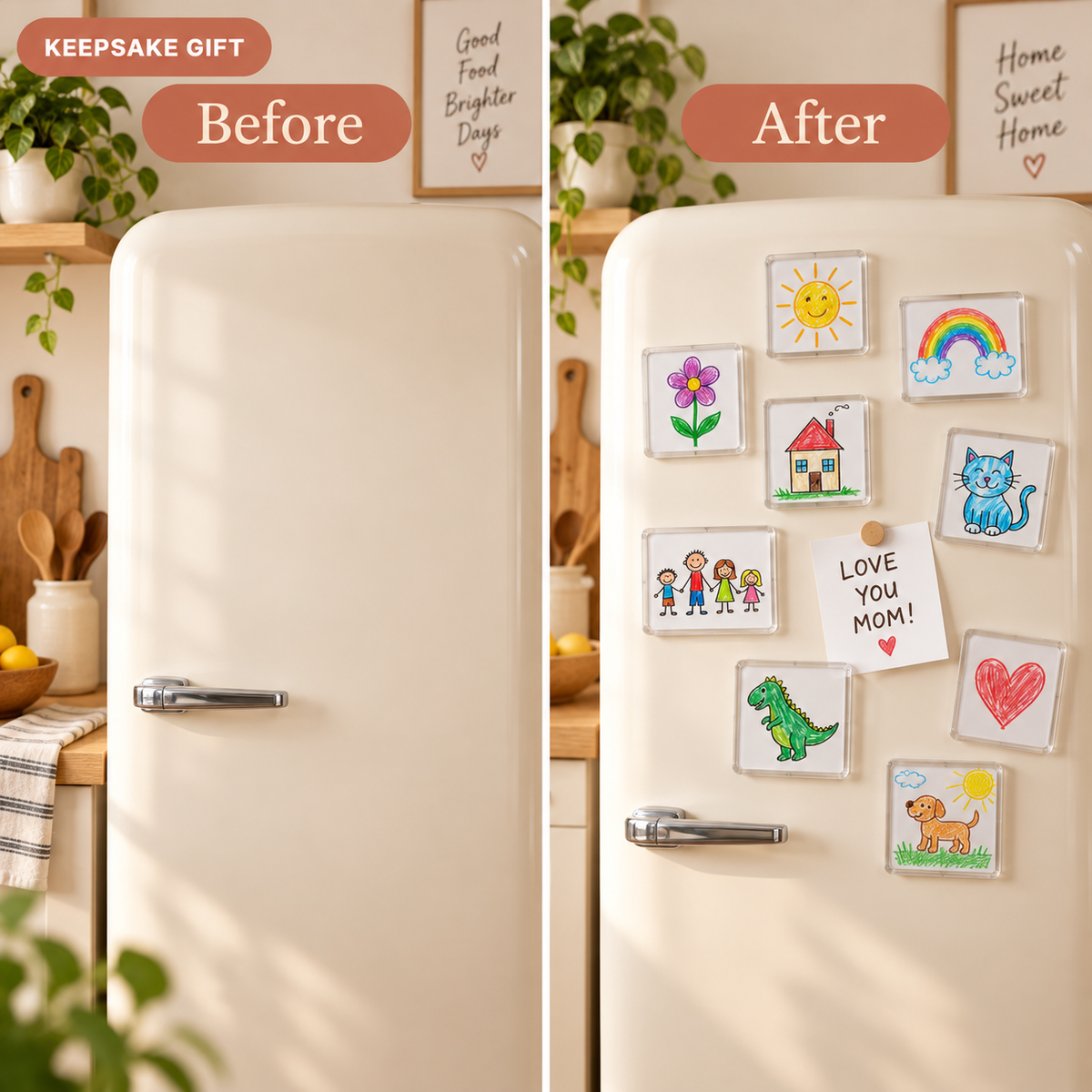Easy DIY Photo Magnets🍀