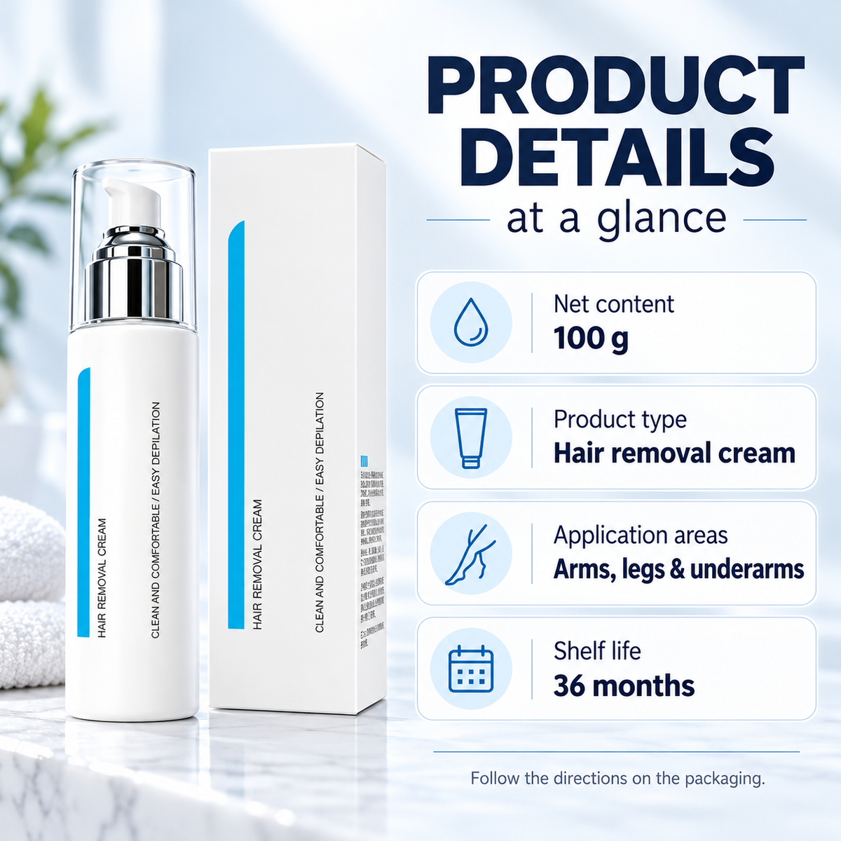 ✨Ice-Cooling Hair Removal Cream for Sensitive Skin