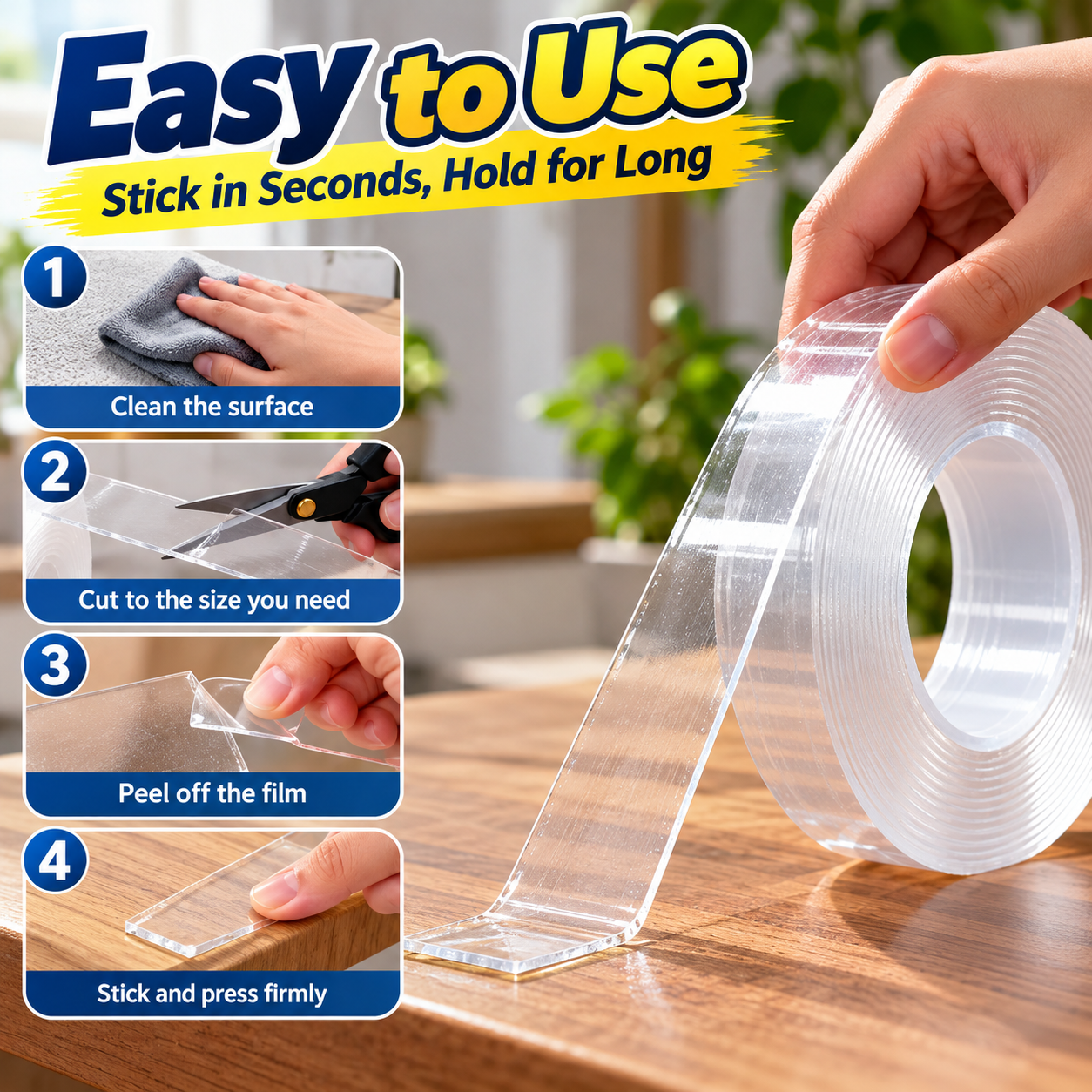 Nano Tape step by step installation guide