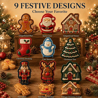 🎄Only $9.99 Last Day Promotion!🍪Christmas Baking Moulds – 9 Festive Designs 🎄