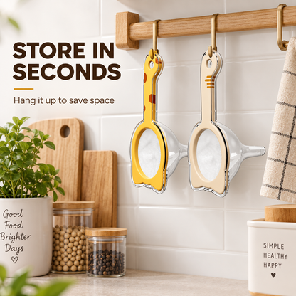 📍Cat Ear Multi-Purpose Funnel & Fine Mesh Strainer – Food-Grade Kitchen🍀